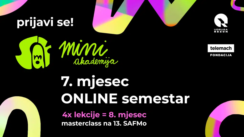 Uskoro počinje online SAFMo mini akademija udruge Rezon i Telemach fondacije: Prijavite se odmah!