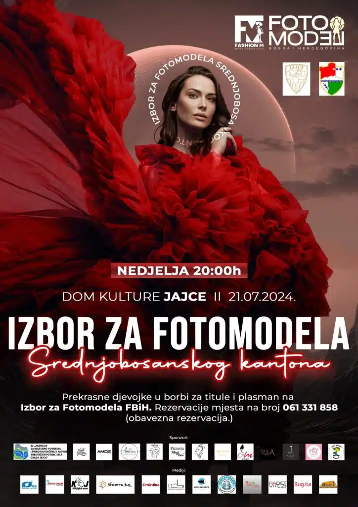 Spektakl u Domu kulture Jajce: Izbor za Fotomodela Kantona Središnja Bosna