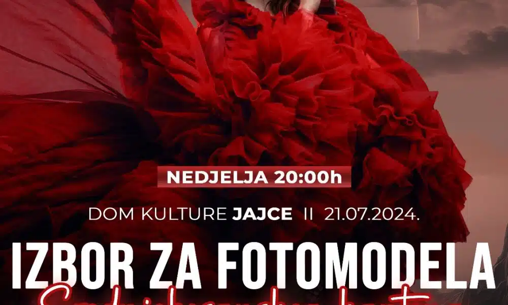 Spektakl u Domu kulture Jajce: Izbor za Fotomodela Srednjobosanskog kantona