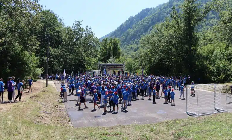 Uk na velikom skupu izviđača na Boračkom jezeru