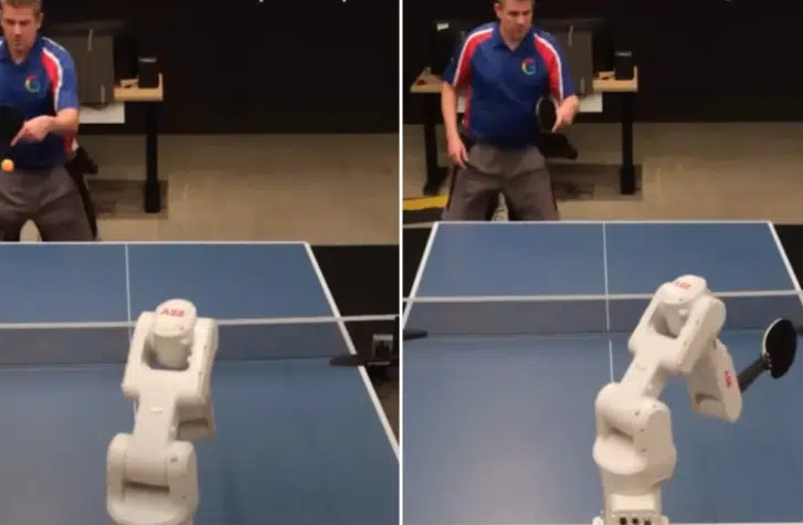 KUDA PLOVI OVAJ BROD?! Gugl robot nadmašuje ljude u stonom tenisu.