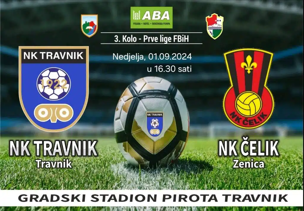 Uzbudljiv derbi na Piroti: U nedjelju NK Travnik dočekuje NK Čelik Zenica