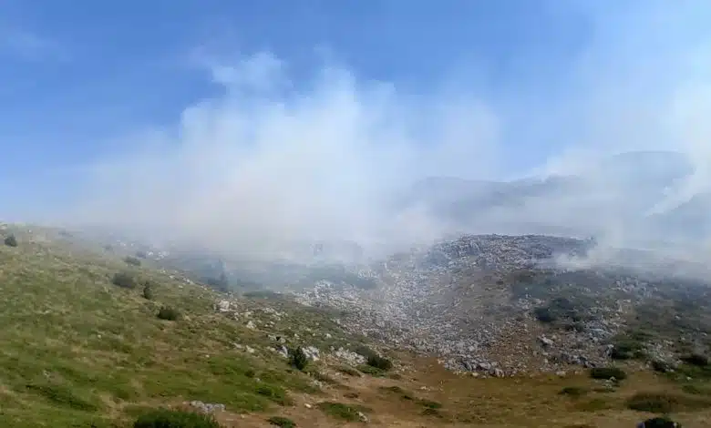 Bjelašnica-Hranisava: Požar još nije ugašen, čekaju se helikopteri OSBiH