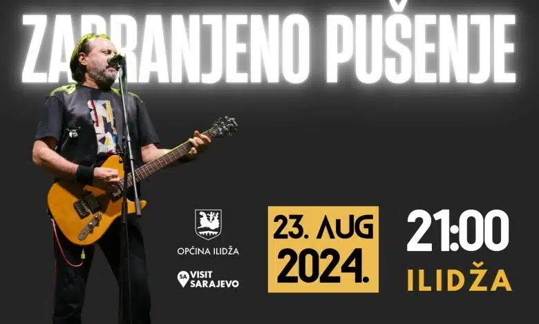 Pravac Ilidža: Sutra koncert Zabranjenog pušenja, u nedjelju na istom mjestu Šerif Konjević