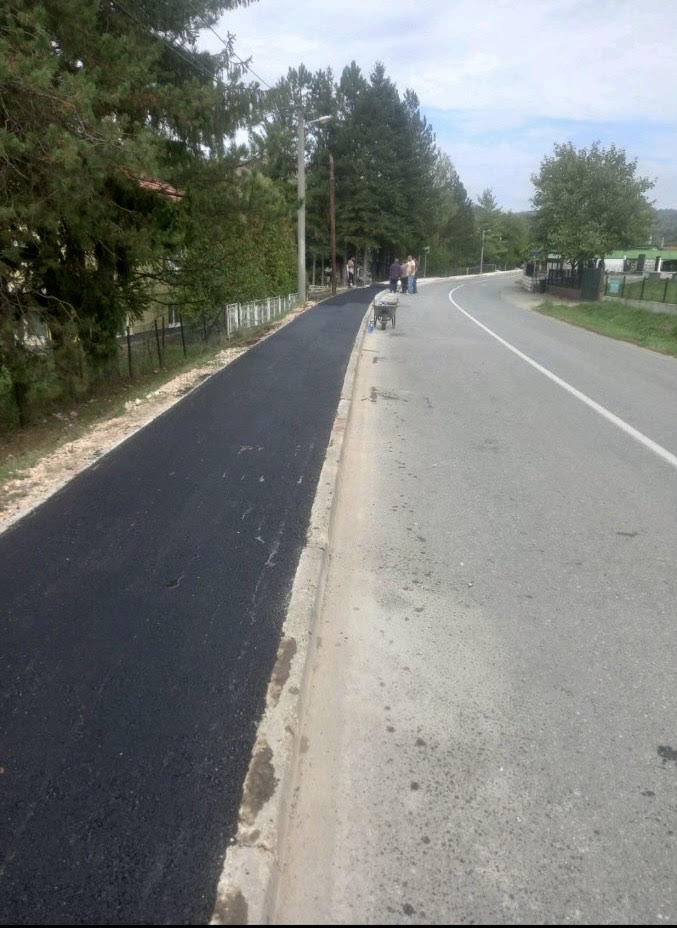 okončani radovi na sanaciji trotoara u mz gornja tuzla