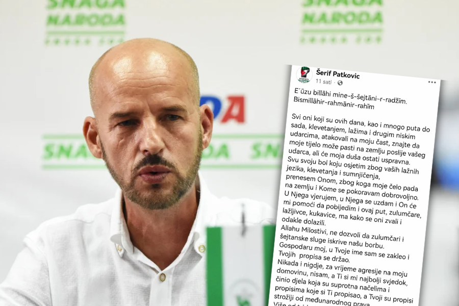 Molitva Šerifa Patkovića nakon optužbi za ratne zločine: “Allahu Milostivi, ne dozvoli da zulumčari i šejtanske sluge iskrive našu borbu”
