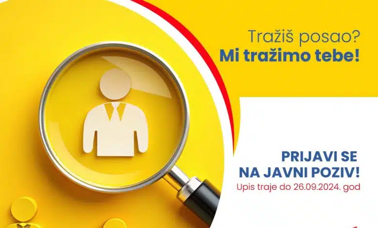 Objavljen javni konkurs za zapošljavanje mladih