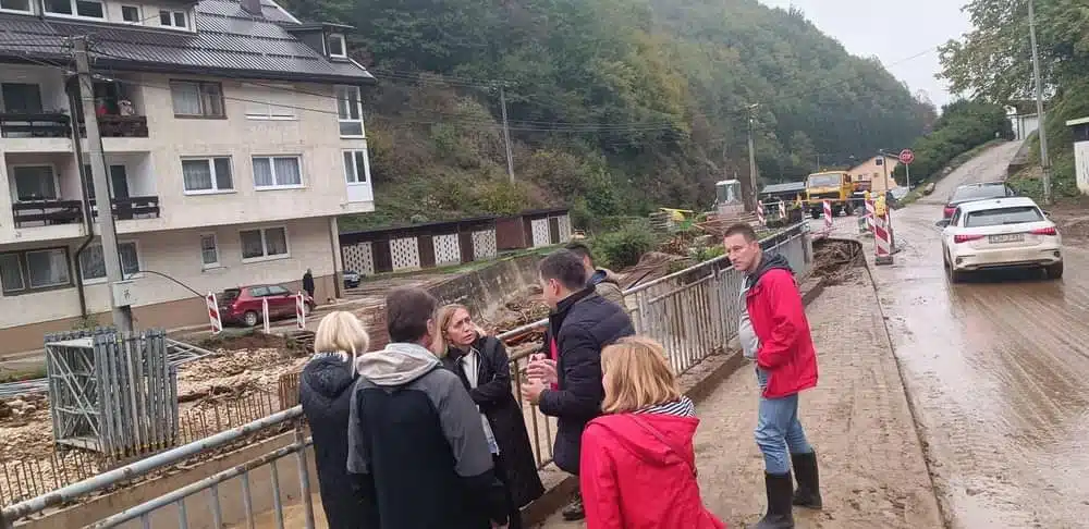 Članovi Vlade FBiH posjetili poplavljena područja u općini Kreševo jutros
