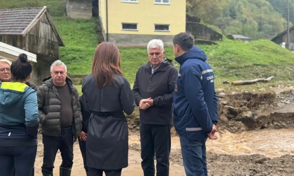 Dr. Čović u Kreševu: Urgentne mjere za sanaciju poplavljenih područja se provode