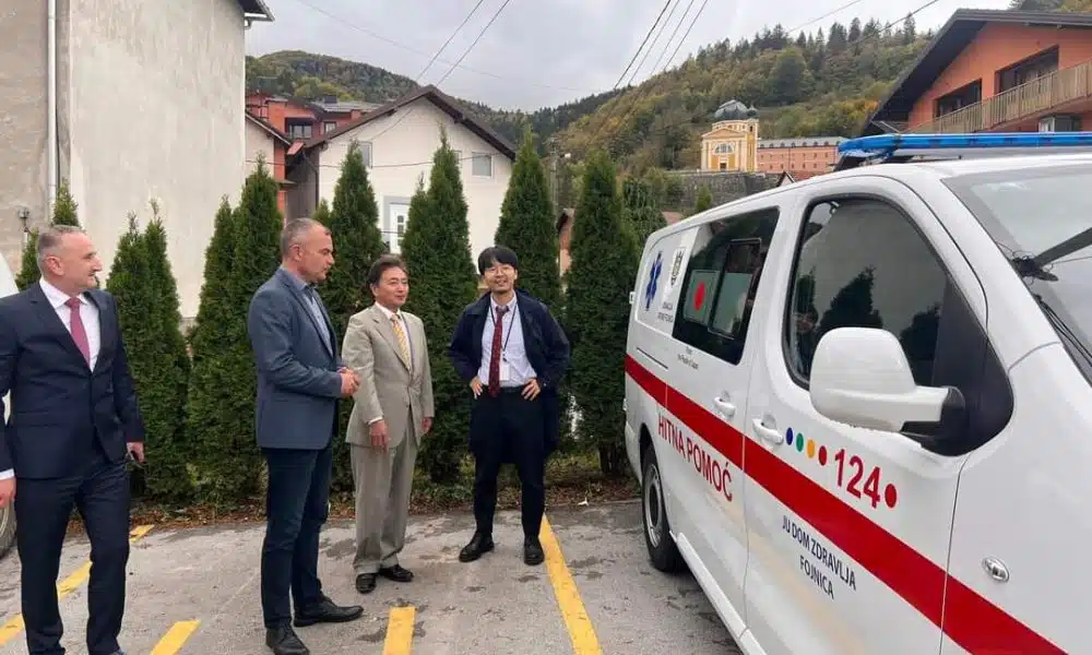 Ambasador Japana predao donaciju Domu zdravlja Fojnica