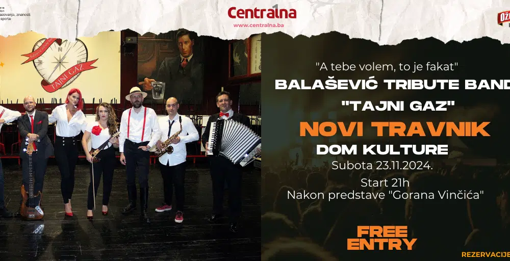 Koncert tribute benda “Tajni Gaz” u Novom Travniku: “A tebe volim, to je stvarno!”