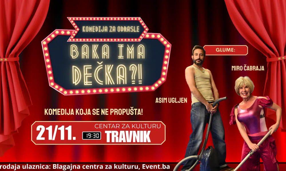 “Bakin novi dečko?!” – Urnebesna komedija dolazi u Travnik.