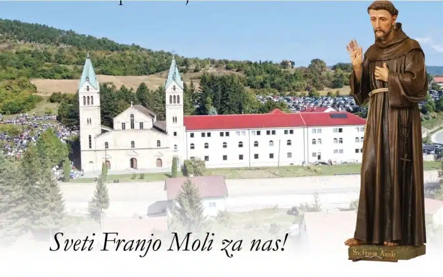 Blagdan sv. Franje Asiškog, zaštitnik župe Guča Gora