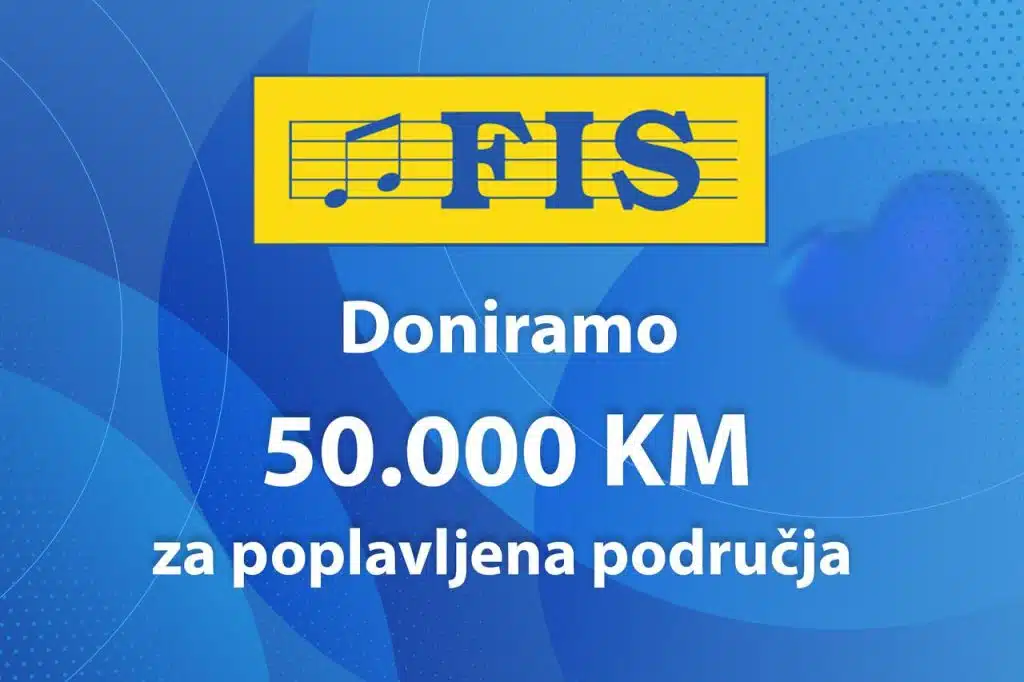 FIS d.o.o Vitez donirao 50.000 KM pomoći općinama koje su pogođene poplavama.