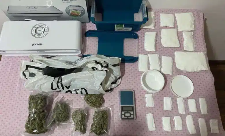MUPKS – U akciji ‘Hunter’ uhapšen 37-godišnjak i otkriveno više od kilogram droge