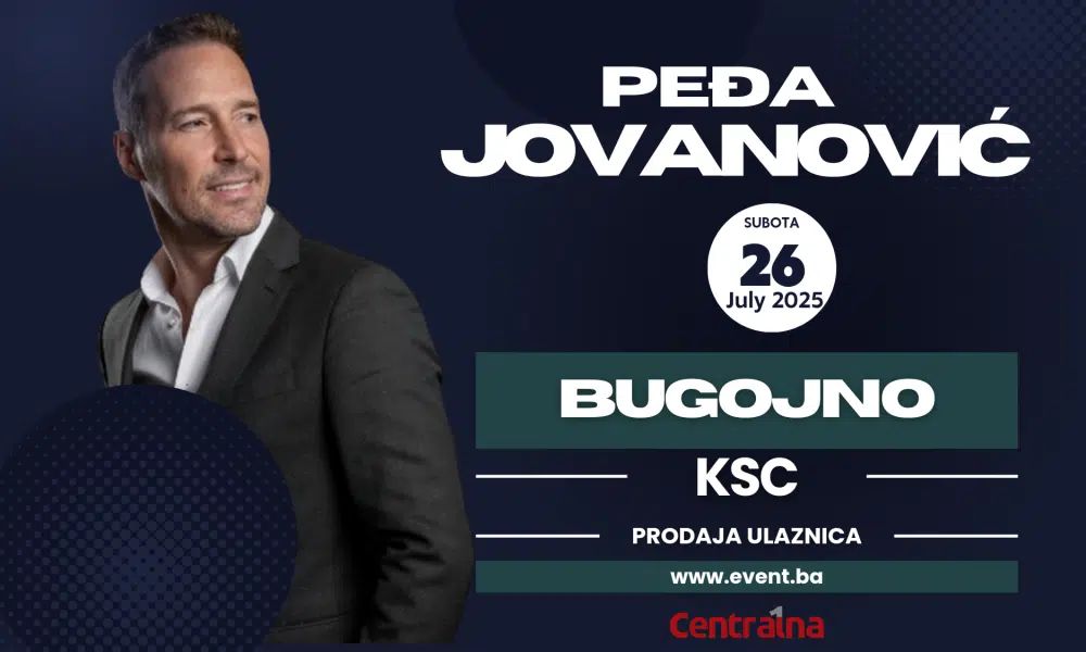 Najavljujemo veliki koncert Peđe Jovanovića u Bugojnu!