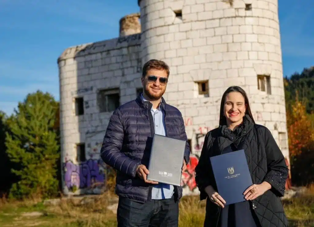 Irfan Čengić i Benjamina Karić najavili obnavljanje Bistrik kule