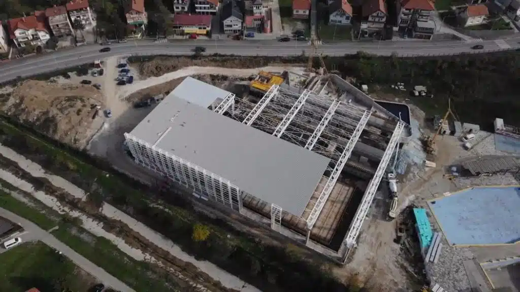 Olimpijski bazen u Zenici, vrijedan 20 miliona KM dobija obrise, počinje i druga faza gradnje