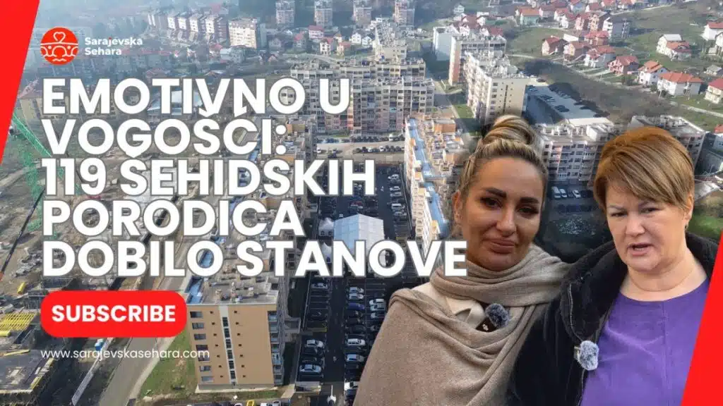Video/ Emotivno u Vogošći: Članovi šehidskih porodica u suzama, dobili ključeve stanova i konačno riješili životno pitanje