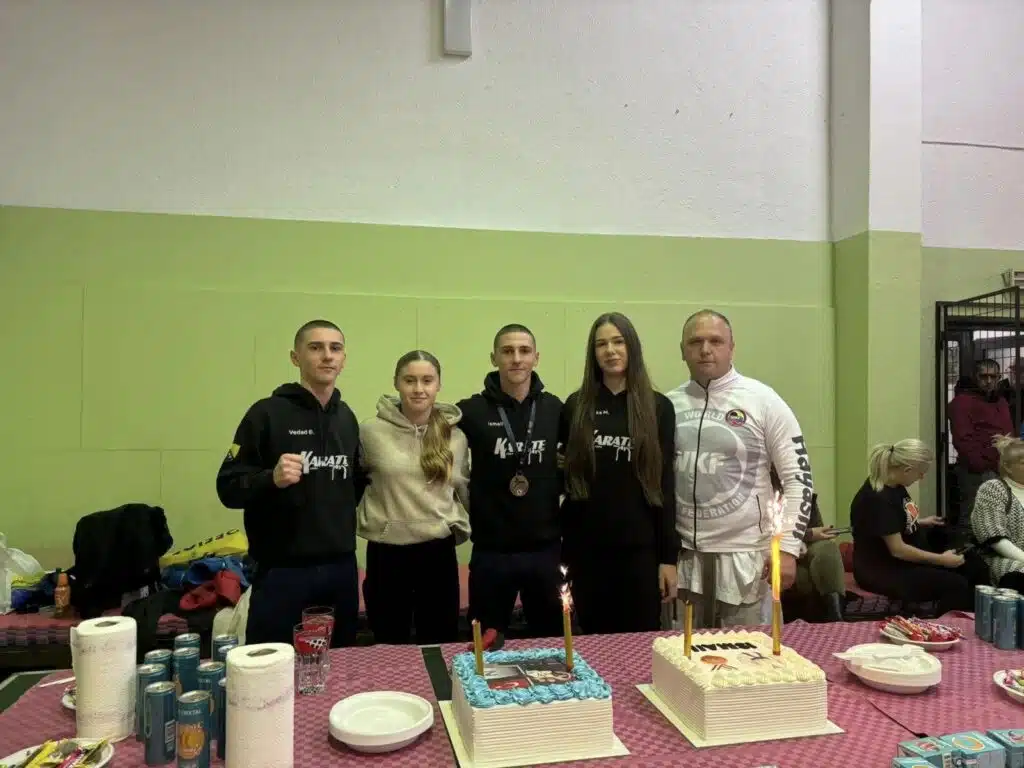 Za osvajača Balkanske medalje upriličen doček na treningu