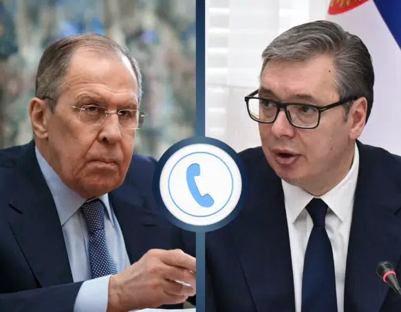 VUČIĆ RAZGOVARAO SA LAVROVIM „Izrazili smo zabrinutost za situaciju u BiH i Republici Srpskoj“
