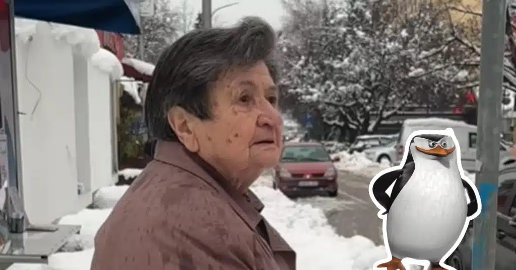 (VIDEO) „PINGVIN“ BAKA OBILJEŽILA DAN Banjalučanka prokomentarisala stanje u gradu, pa postala zvijezda na mrežama