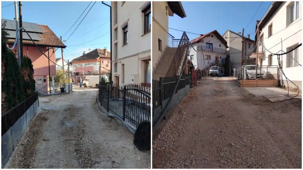 Izvršeni radovi na izgradnji kanalizacijske i vodovodne mreže u Ulici Gornji Velešići