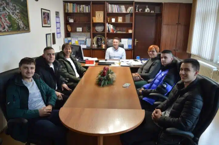 Općinski načelnik Boris Marjanović ugostio profesore i učenike Srednje škole Vitez