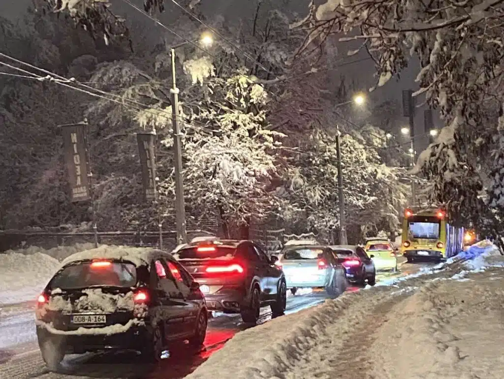 Stablo palo na kontaktnu mrežu trolejbus i izazvalo haos