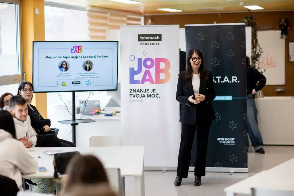 Job Lab studijska posjeta Telemach fondacije: Podrška mladima – od snova do promjena