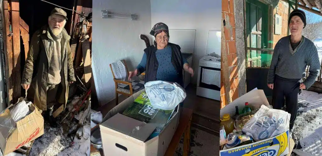 (FOTO) „BOŽIĆNI PAKET ZA BRATA IZ ROVA“ Završena velika humanitarna akcija za bivše borce VRS: Paketi pomoći dostavljeni i u Strojice okovane snijegom