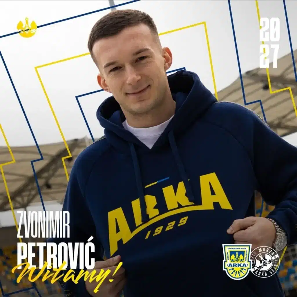 Zvonimir Petrović iz Viteza (24) potpisao je ugovor s poljskim klubom Arka Gdynia