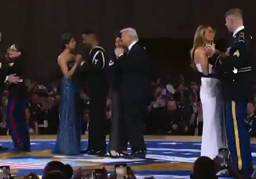 Ples Melanije Tramp i vojnika