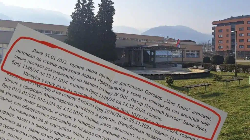 JOŠ JEDNA „PODVALJENA“ PONUDA U OSNOVNOJ ŠKOLI U BANJALUCI Nakon škole u prirodi i – ekskurzija!