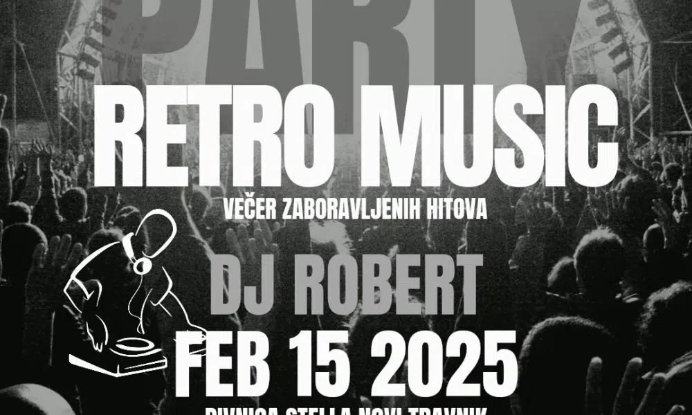 Večeras “Retro Music Party” u pivnici Stella Večer zaboravljenih hitova!