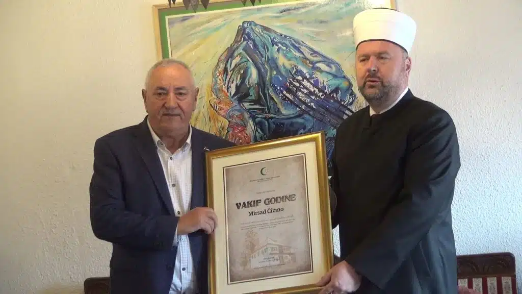 Priznanje Vakif godine uručeno Mirsadu Čizmi