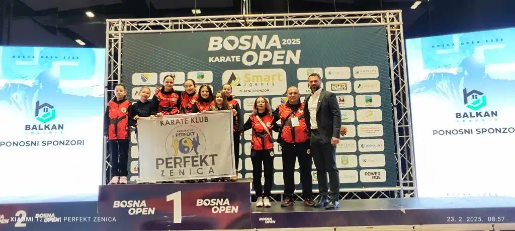 KK Perfekt Zenica nastupao na najvećem međunarodnom karate turniru Bosna Open 2025 u Sarajevu