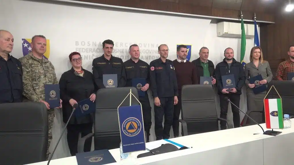 Kantonalni štab civilne zaštite ZDK dodijelio priznanja i nagrade zaslužnima