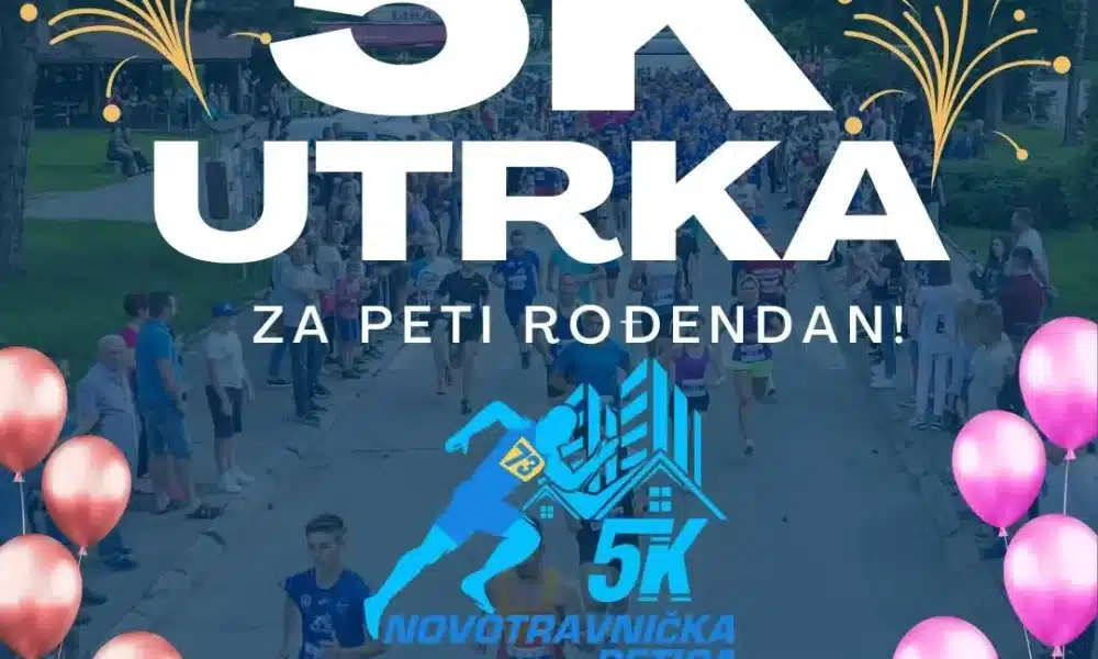 Novotravnička petica 2025: Prijavite se za jubilarnu 5K utrku