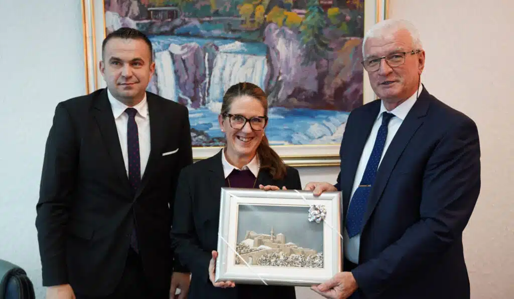 Predsjedatelj Sabora i predsjednik Vlade KSB primili veleposlanicu Švedske u BiH