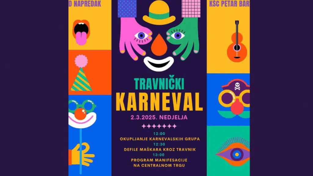 Travnički karneval donosi veselu atmosferu i šareni defile kroz grad