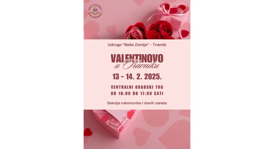 Najavljen Sajam rukotvorina povodom Valentinova u Travniku