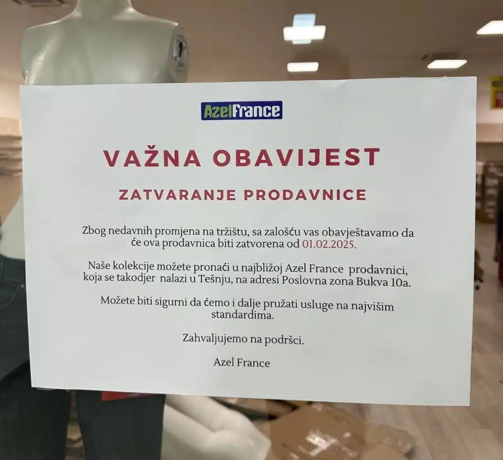 Azel France u fazi zatvaranja prodavnica u manjim gradovima i otpuštanja radnika?