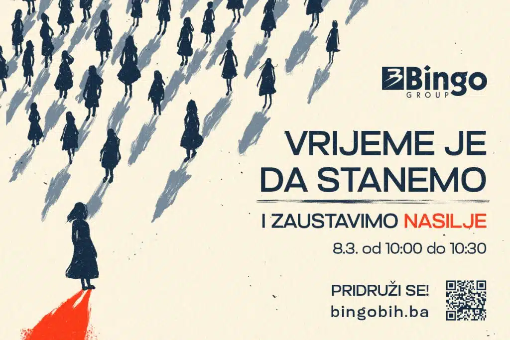 Iz Binga najavljuju: 8.3. naših 230 trgovina će, od 10:00 do 10:30, stati sa radom