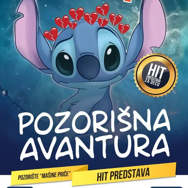 Hit dječja predstava “Stitch” u subotu stiže u Novi Travnik!