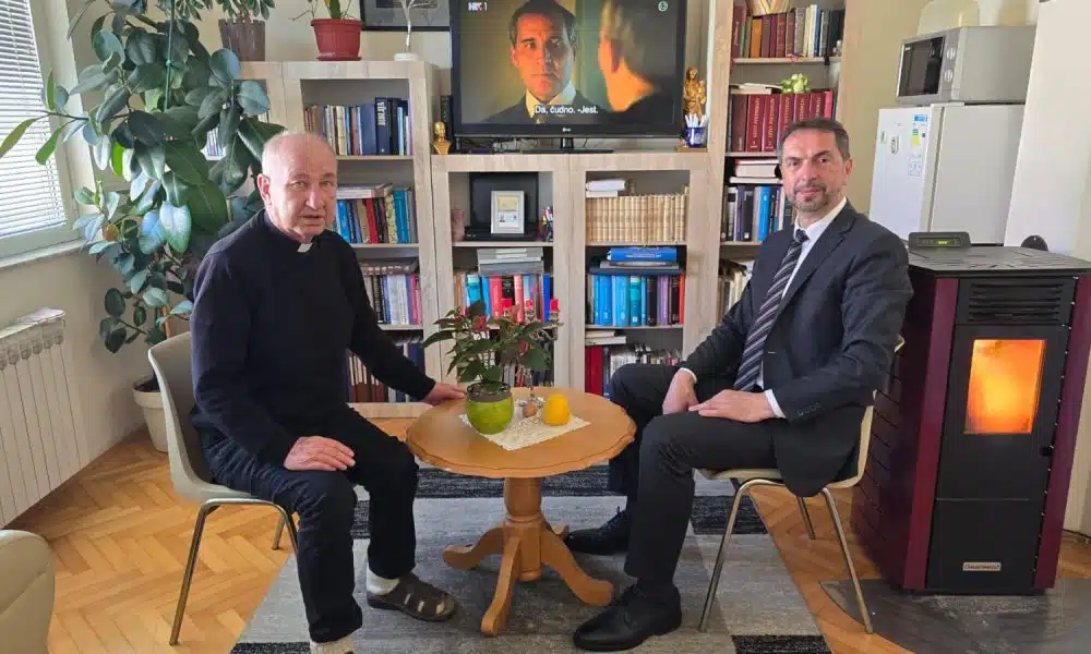Marinko Čavara posjetio je don Pavu Nikolića, župnika Župe Presvetog Srca Isusova Glavice u Bugojnu