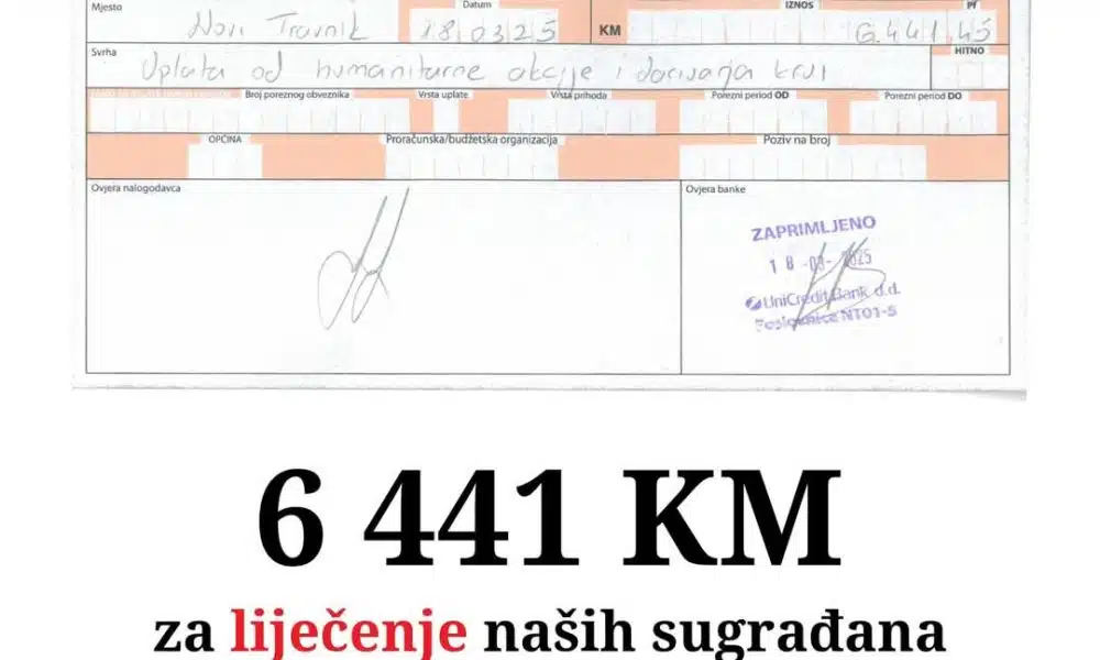 DPH Novi Travnik prikupio novac za liječenje sugrađanina