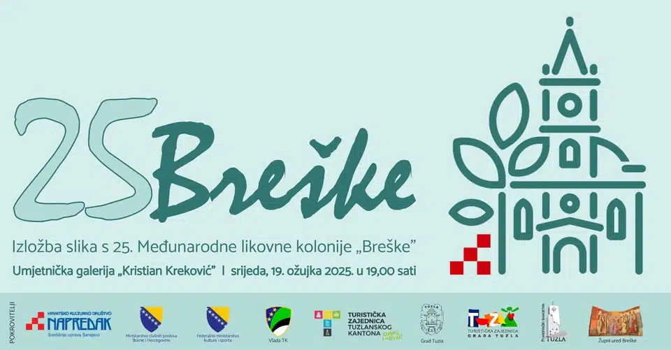 Izložbom radova iz likovne kolonije „Breške“ završavaju se Napretkovi dani u Tuzli