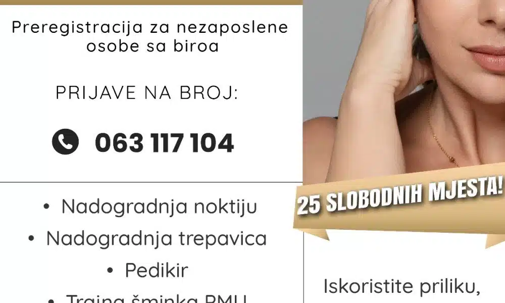 Novo u Srednjoj Bosni: Besplatna edukacija za nezaposlene osobe!