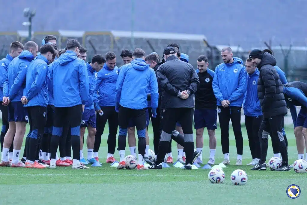 Odrađen službeni trening pred Kipar, predsjednik Zeljković poželio sreću ekipi